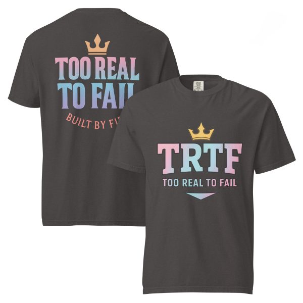 TRTF | Built By Fire – heavyweight t-shirt Cotton Candy Drop - Image 2