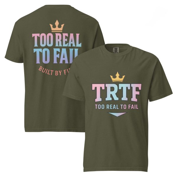 TRTF | Built By Fire – heavyweight t-shirt Cotton Candy Drop - Image 3